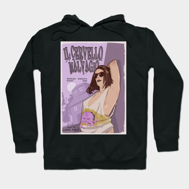 Giallo poster movie Hoodie by santaplix 